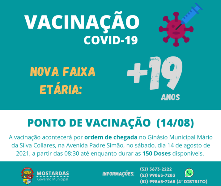 vacinacao-contra-a-covid-19-chega-para-pessoas-com-19-anos-ou-mais-em-mostardas