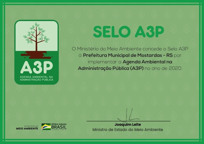 mostardas-conquista-selo-a3p-agenda-ambiental-na-administracao-publica