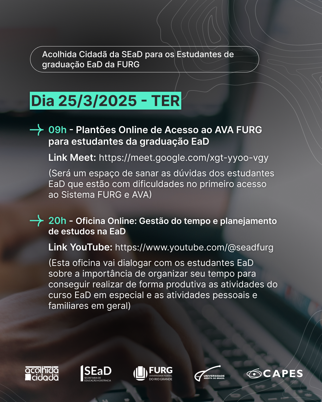 Acolhida Cidadã da SEAD para os Estudantes de graduação EaD da FURG2 25-03-2025.png